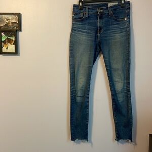 Adriano Goldschmied AG-ED denim The Farrah High rise skinny ankle jeans size 28R